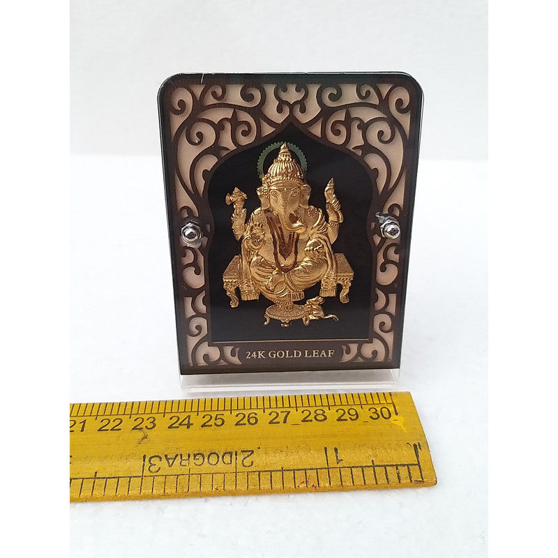 Gold Plated Lord Ganesha with Frame | Religious Collection (1903)