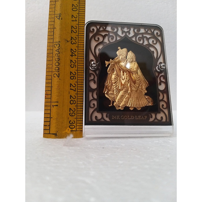 Gold Plated Lord RADHA KRISHNA with Frame | Religious Collection (1909)