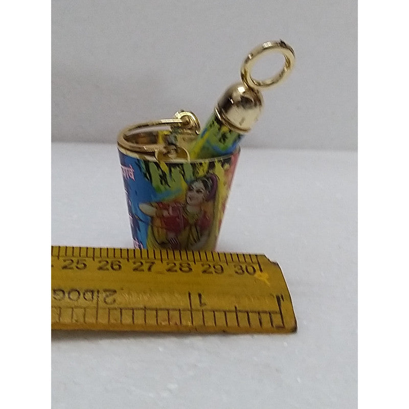 Radha Krishna Holi Celebration Printed Bucket Pichkari For Thakurji (2292)