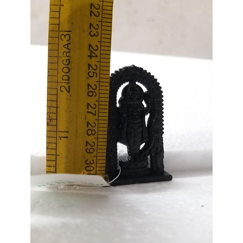 RAM Original Ram Lalla Idol Murti Lalla Statue Metal For Puja Decorative Showpiece | Black Finished (2434)