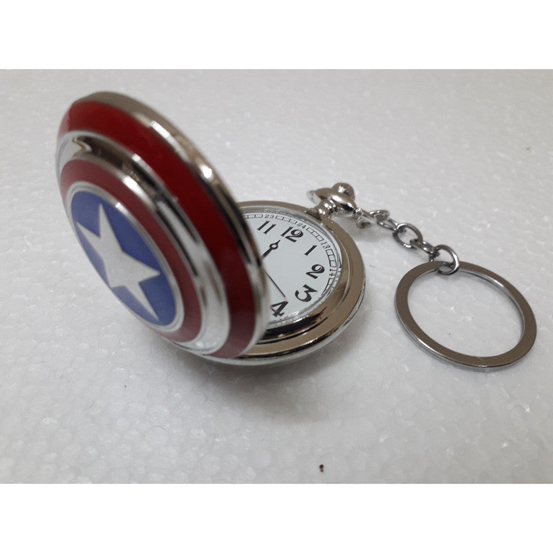 Pocket Watch Key Chain with Key Ring Men & Women Gift Key Chain Key