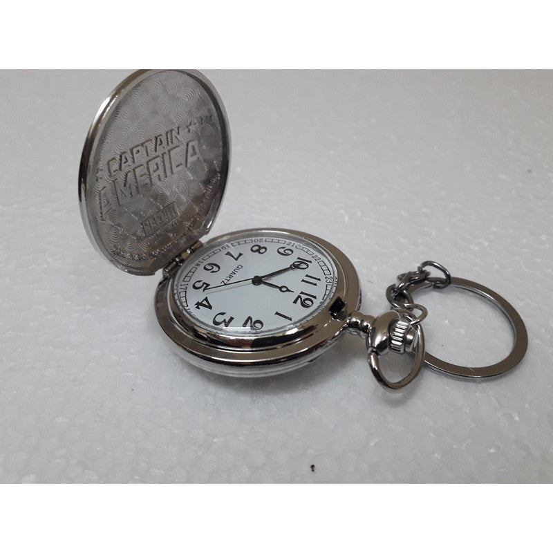 Pocket Watch Key Chain with Key Ring Men & Women Gift Key Chain Key