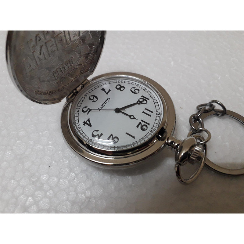 Pocket Watch Key Chain with Key Ring Men & Women Gift Key Chain Key