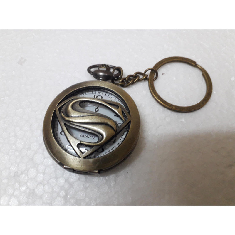 Pocket Watch Key Chain with Key Ring Men & Women Gift Key Chain Key