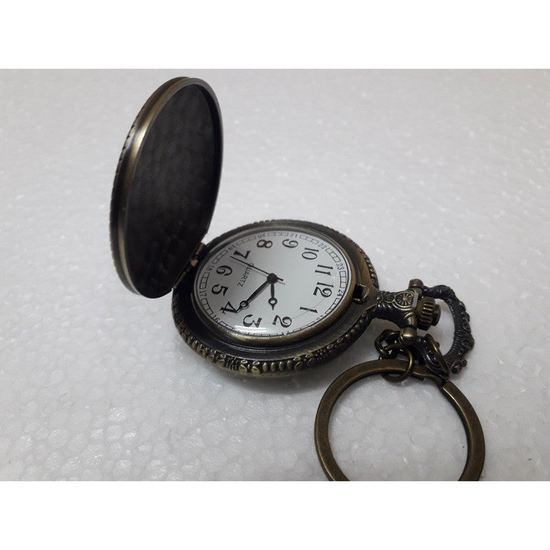 Pocket Watch Key Chain with Key Ring Men & Women Gift Key Chain Key