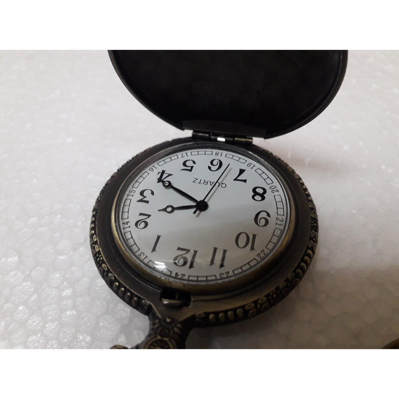 Pocket Watch Key Chain with Key Ring Men & Women Gift Key Chain Key