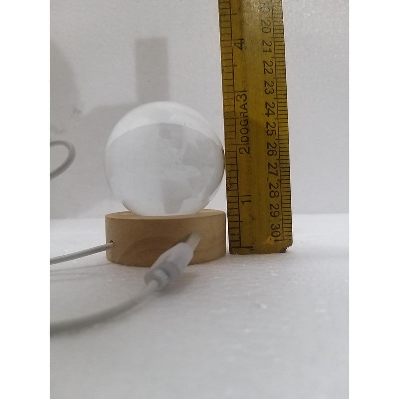 Crystal Ball Light - Room Decor Night Lights Luminous Ball Inner 3D Figurine Home Decor (2775)