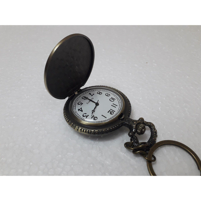 Pocket Watch Key Chain with Key Ring Men & Women Gift Key Chain Key