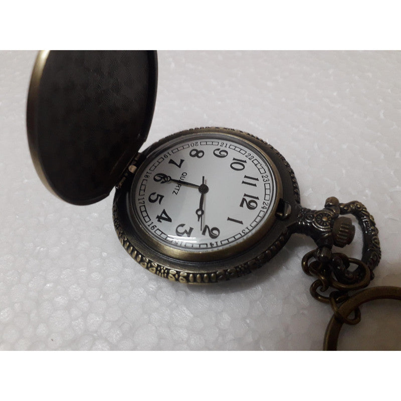 Pocket Watch Key Chain with Key Ring Men & Women Gift Key Chain Key