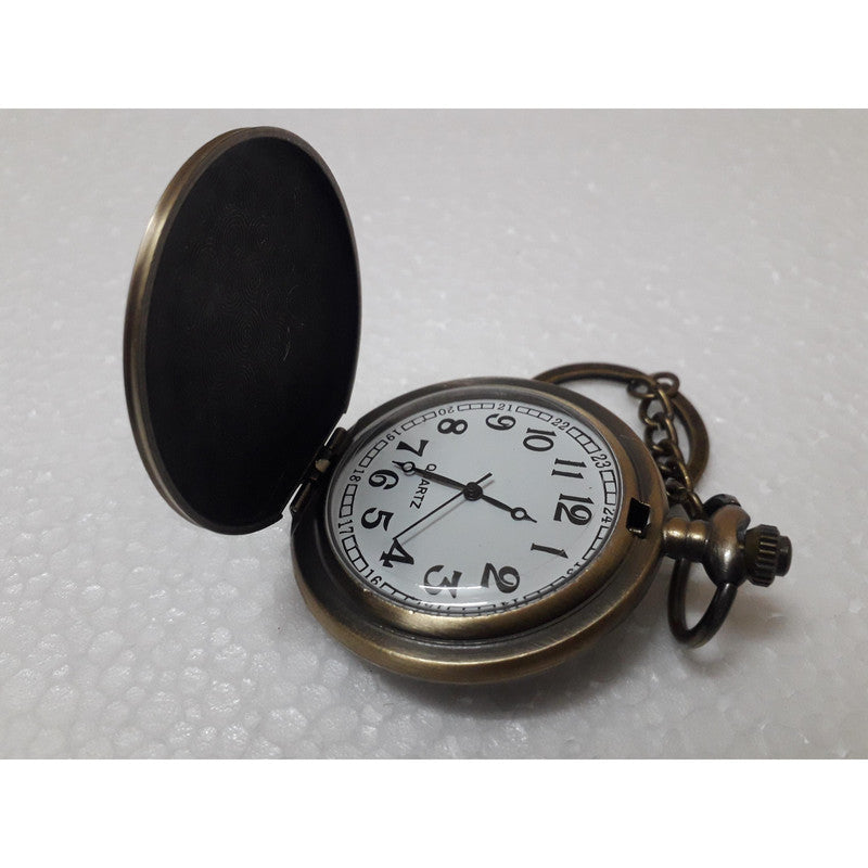 Pocket Watch Key Chain with Key Ring Men & Women Gift Key Chain Key