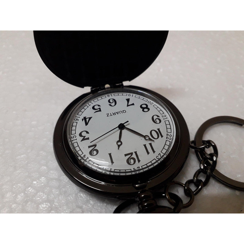 Pocket Watch Key Chain with Key Ring Men & Women Gift Key Chain Key