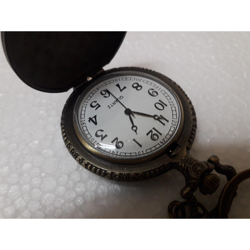 Pocket Watch Key Chain with Key Ring Men & Women Gift Key Chain Key