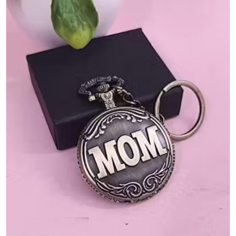 Pocket Watch Key Chain with Key Ring Men & Women Gift Key Chain Key