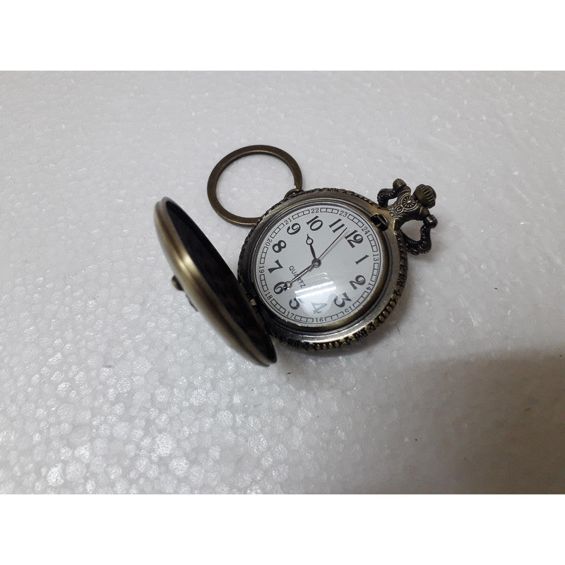 Pocket Watch Key Chain with Key Ring Men & Women Gift Key Chain Key