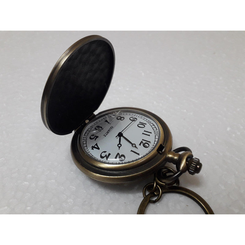 Pocket Watch Key Chain with Key Ring Men & Women Gift Key Chain Key