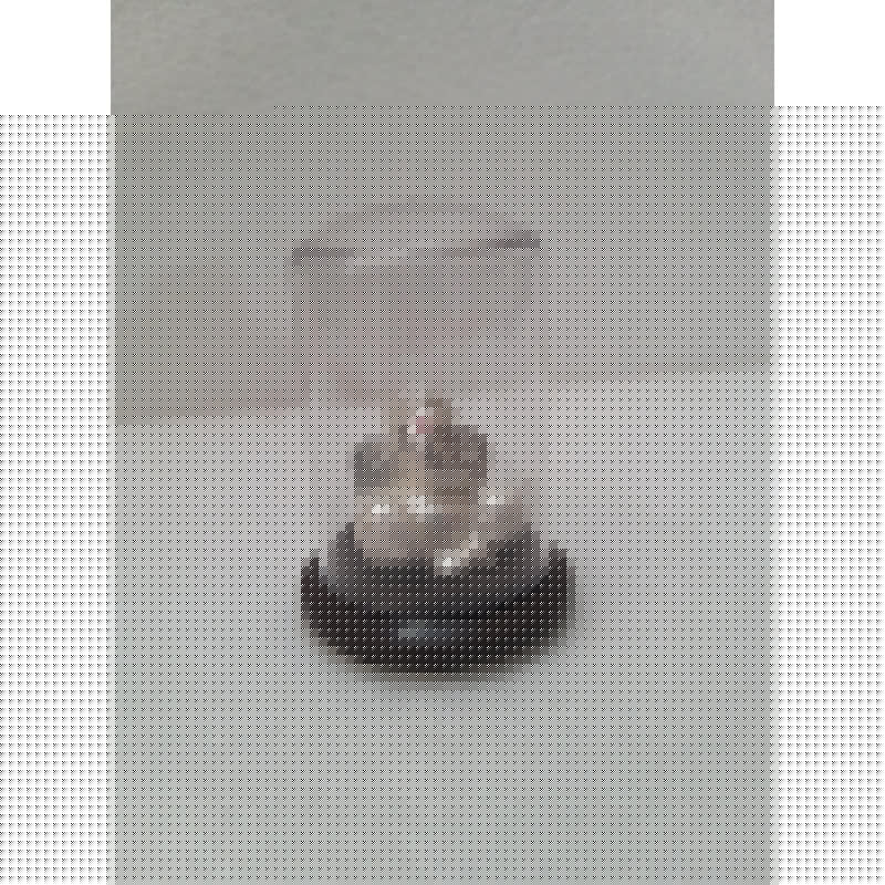 Silver Plated Beautiful Lord Ganesha with Acrylic Base Idol Decorative Showpiece (1964)