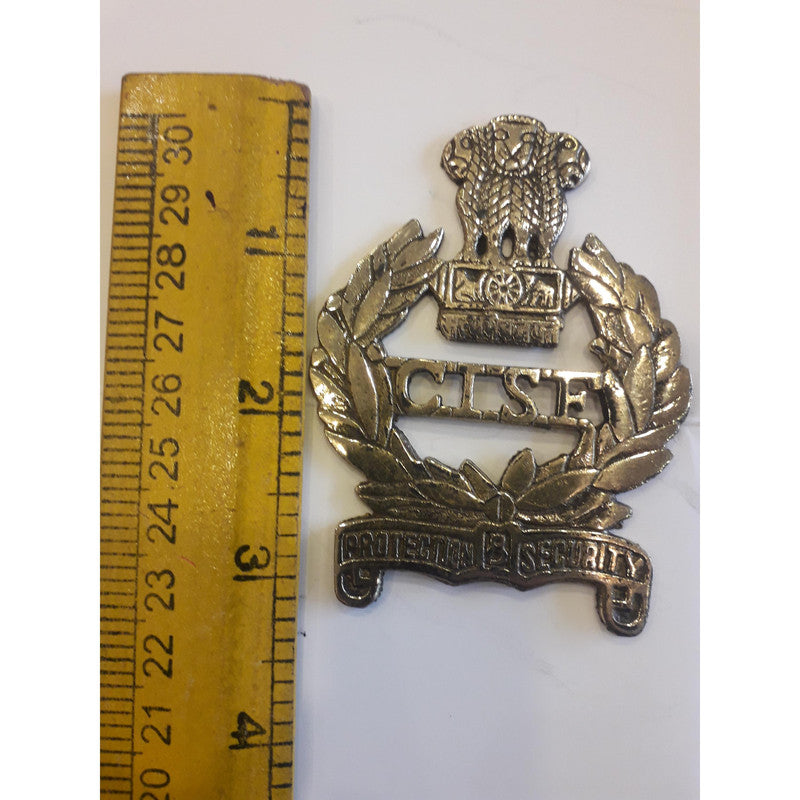 Central Industrial Security Force CAST Safe Plaque Plate Crests Badge (211)