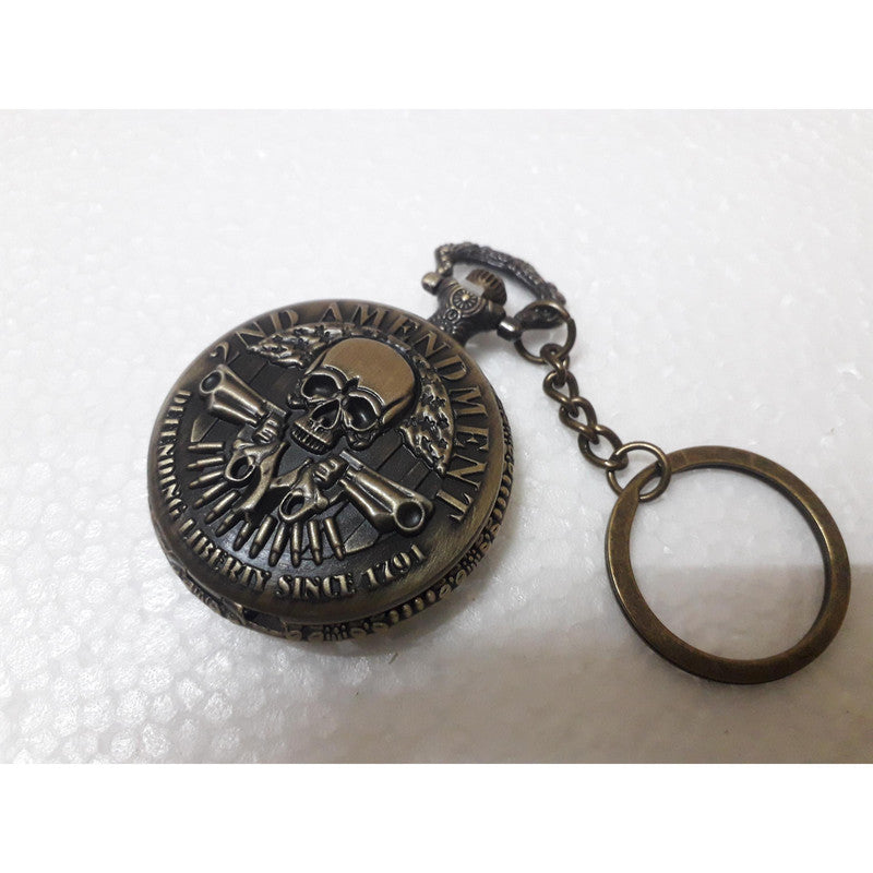 Pocket Watch Key Chain with Key Ring Men & Women Gift Key Chain Key