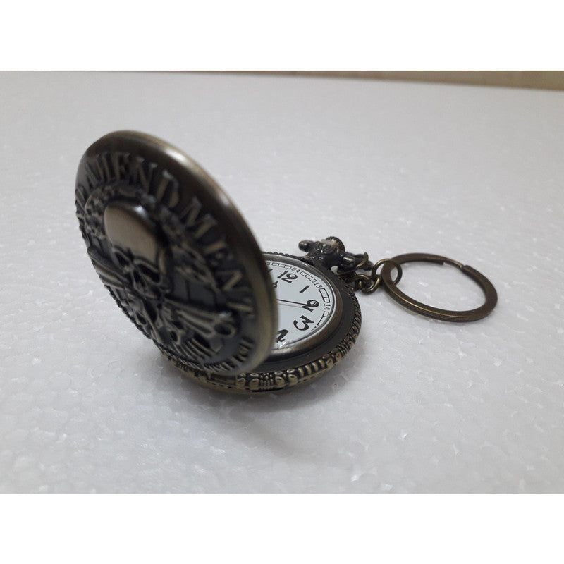 Pocket Watch Key Chain with Key Ring Men & Women Gift Key Chain Key