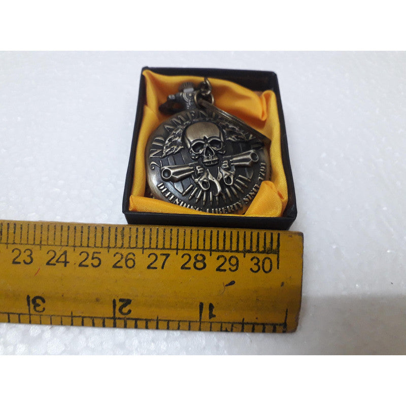 Pocket Watch Key Chain with Key Ring Men & Women Gift Key Chain Key