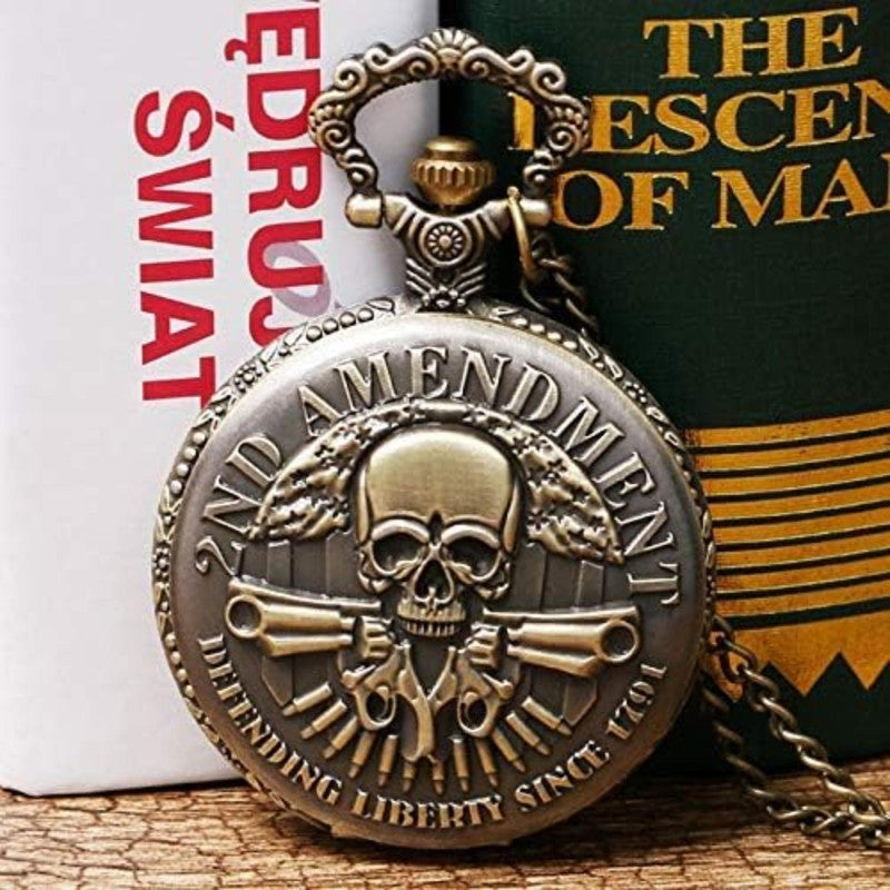 Pocket Watch Key Chain with Key Ring Men & Women Gift Key Chain Key