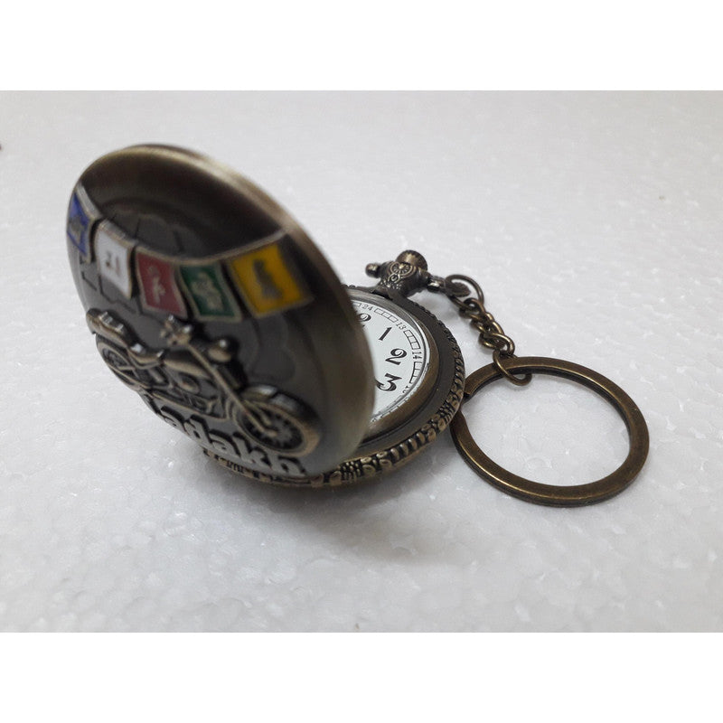 Pocket Watch Key Chain with Key Ring Men & Women Gift Key Chain Key