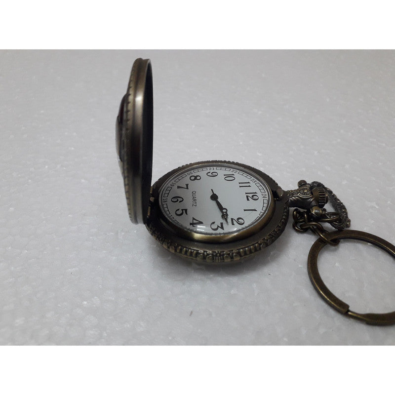 Pocket Watch Key Chain with Key Ring Men & Women Gift Key Chain Key