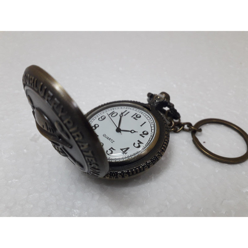 Pocket Watch Key Chain with Key Ring Men & Women Gift Key Chain Key