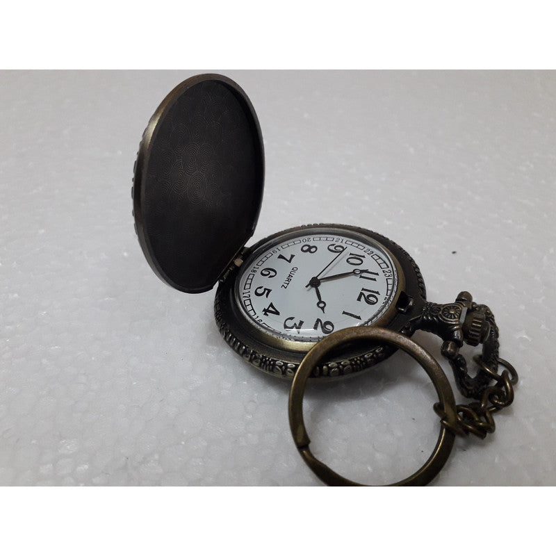 Pocket Watch Key Chain with Key Ring Men & Women Gift Key Chain Key