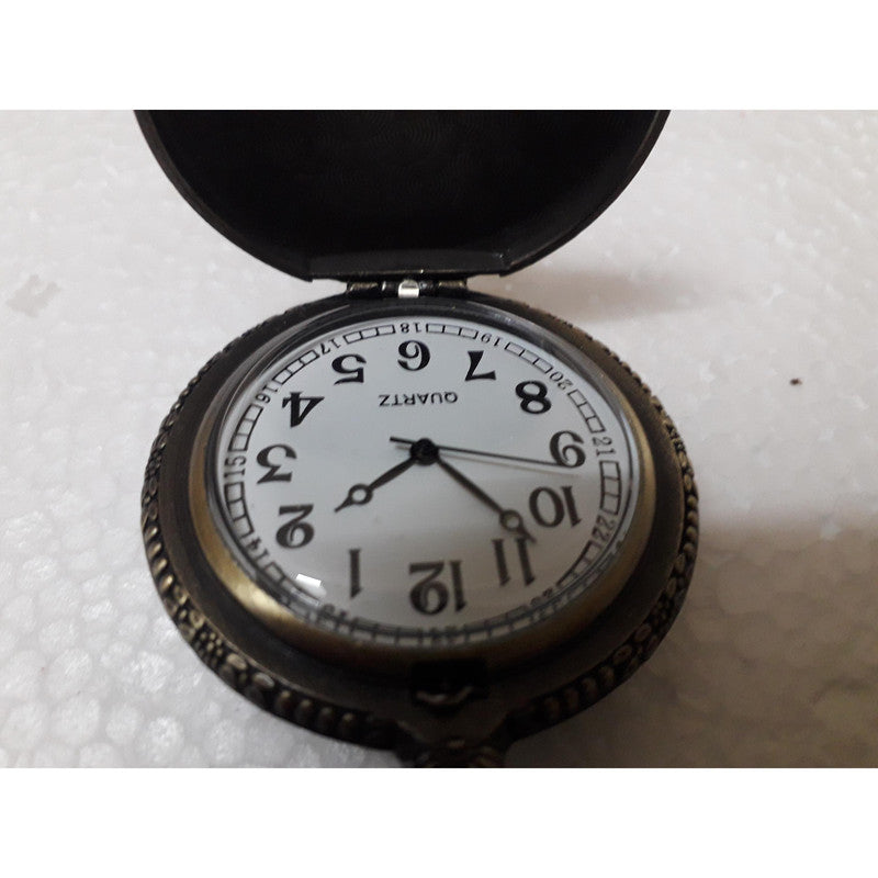 Pocket Watch Key Chain with Key Ring Men & Women Gift Key Chain Key