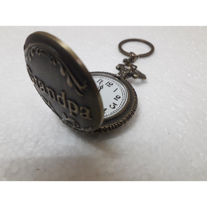 Pocket Watch Key Chain with Key Ring Men & Women Gift Key Chain Key