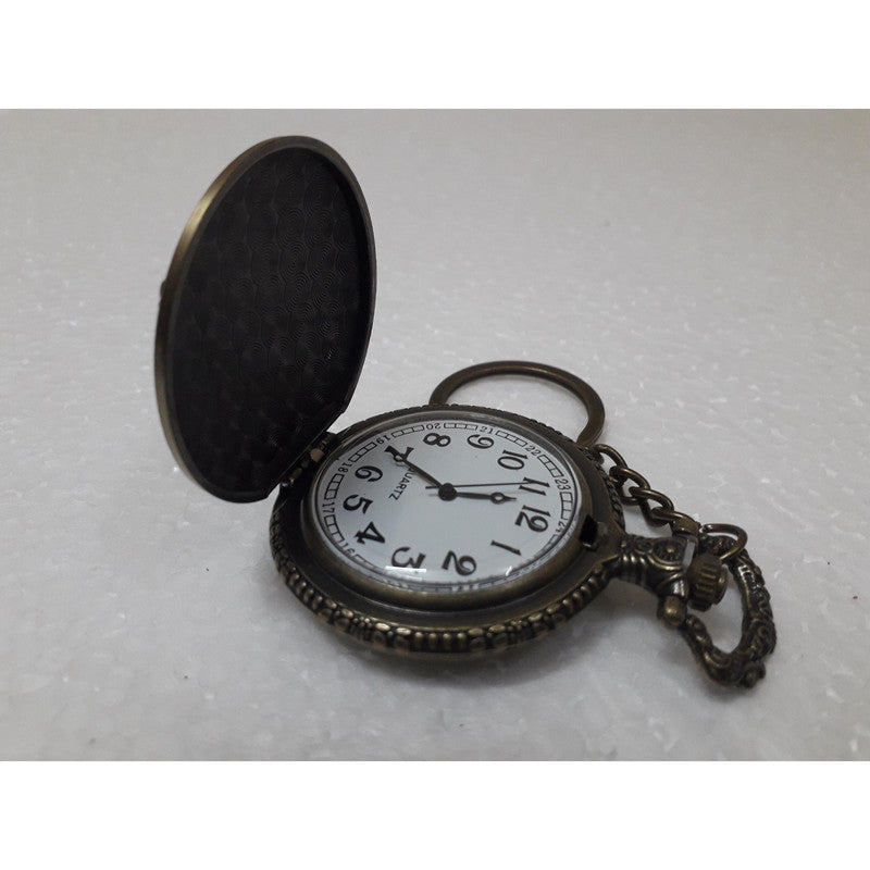 Pocket Watch Key Chain with Key Ring Men & Women Gift Key Chain Key