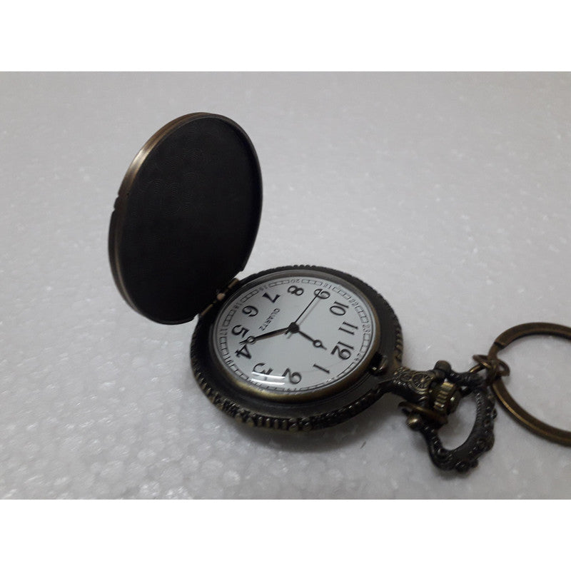 Pocket Watch Key Chain with Key Ring Men & Women Gift Key Chain Key