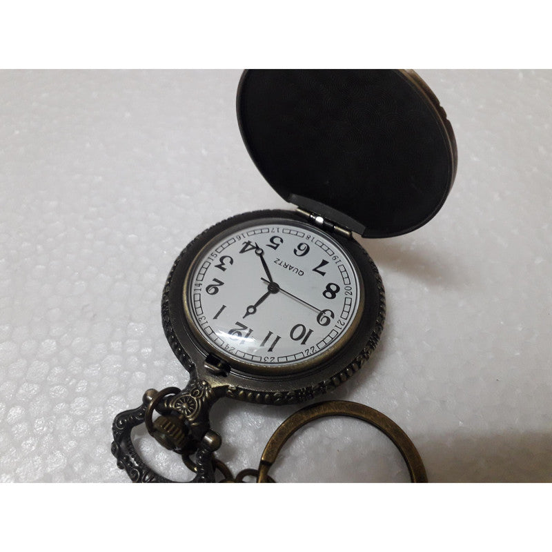 Pocket Watch Key Chain with Key Ring Men & Women Gift Key Chain Key