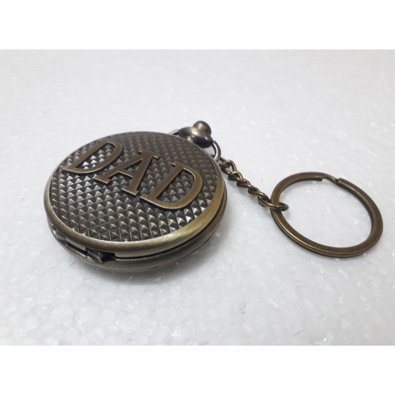 Pocket Watch Key Chain with Key Ring Men & Women Gift Key Chain Key