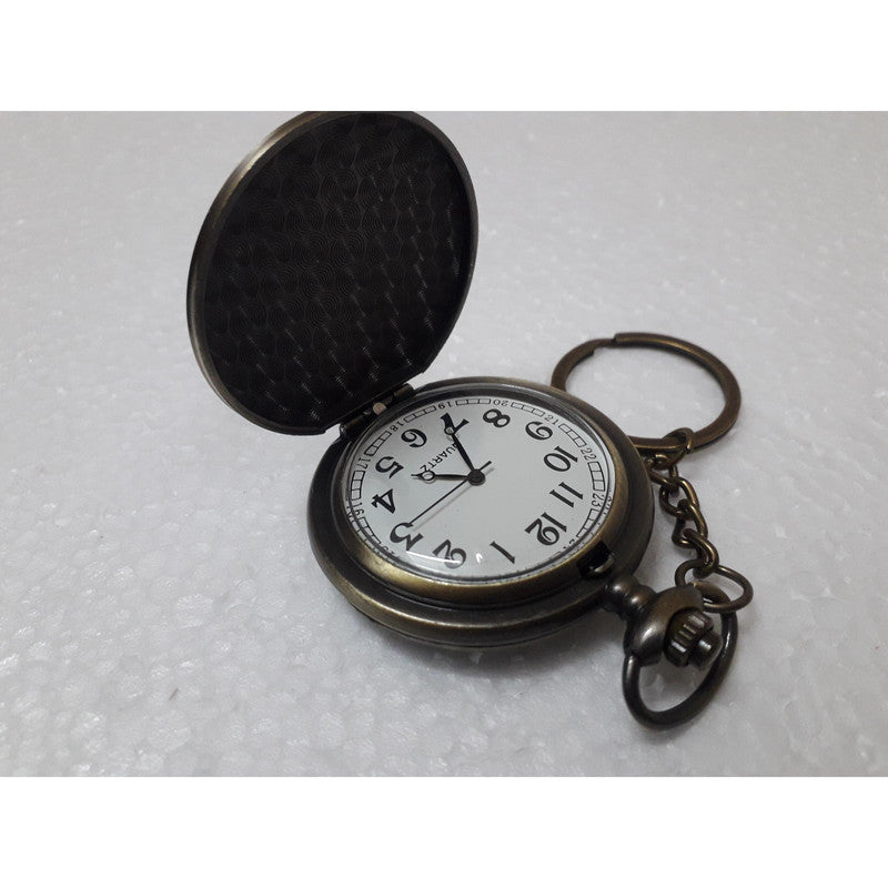 Pocket Watch Key Chain with Key Ring Men & Women Gift Key Chain Key