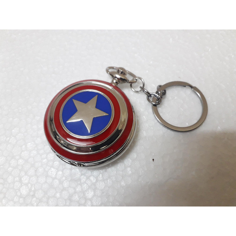 Pocket Watch Key Chain with Key Ring Men & Women Gift Key Chain Key