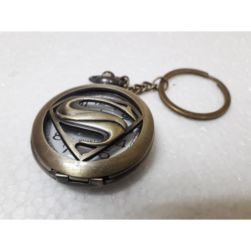 Pocket Watch Key Chain with Key Ring Men & Women Gift Key Chain Key