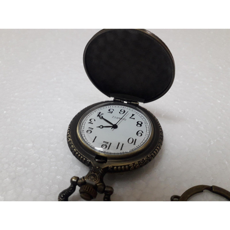 Pocket Watch Key Chain with Key Ring Men & Women Gift Key Chain Key