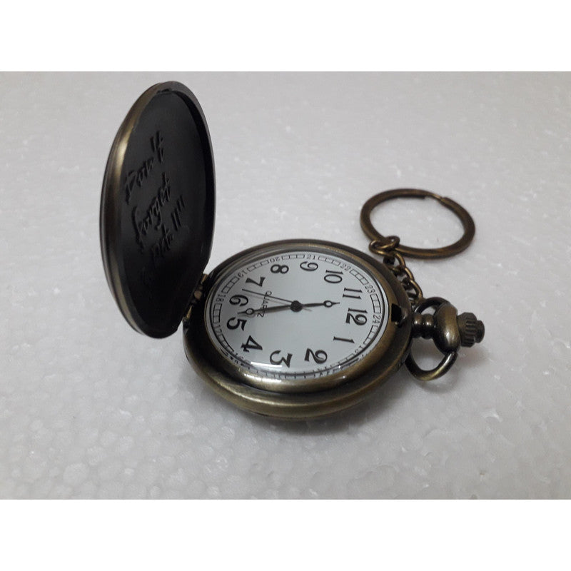 Pocket Watch Key Chain with Key Ring Men & Women Gift Key Chain Key