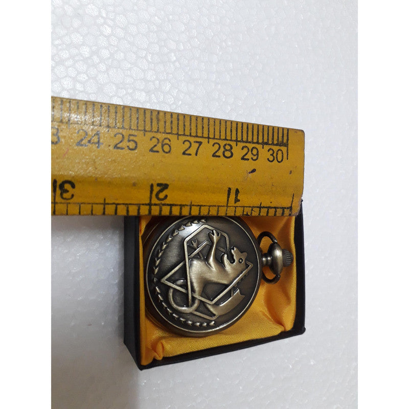 Pocket Watch Key Chain with Key Ring Men & Women Gift Key Chain Key