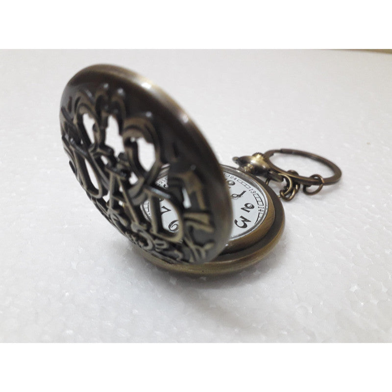 Pocket Watch Key Chain with Key Ring Men & Women Gift Key Chain Key