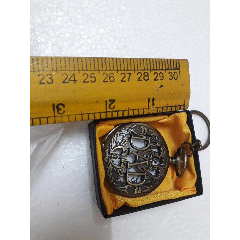 Pocket Watch Key Chain with Key Ring Men & Women Gift Key Chain Key