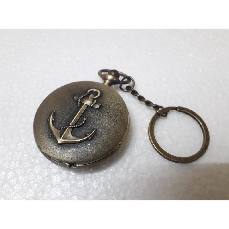 Pocket Watch Key Chain with Key Ring Men & Women Gift Key Chain Key