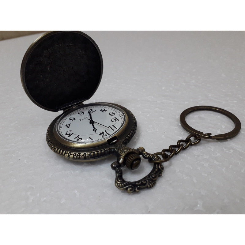 Pocket Watch Key Chain with Key Ring Men & Women Gift Key Chain Key
