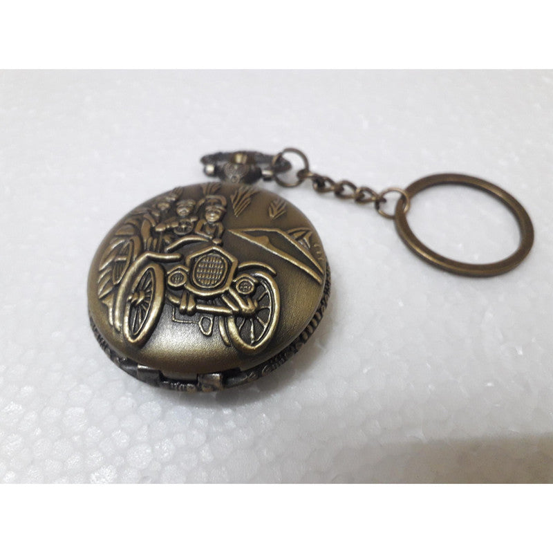 Pocket Watch Key Chain with Key Ring Men & Women Gift Key Chain Key