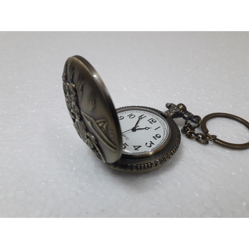 Pocket Watch Key Chain with Key Ring Men & Women Gift Key Chain Key