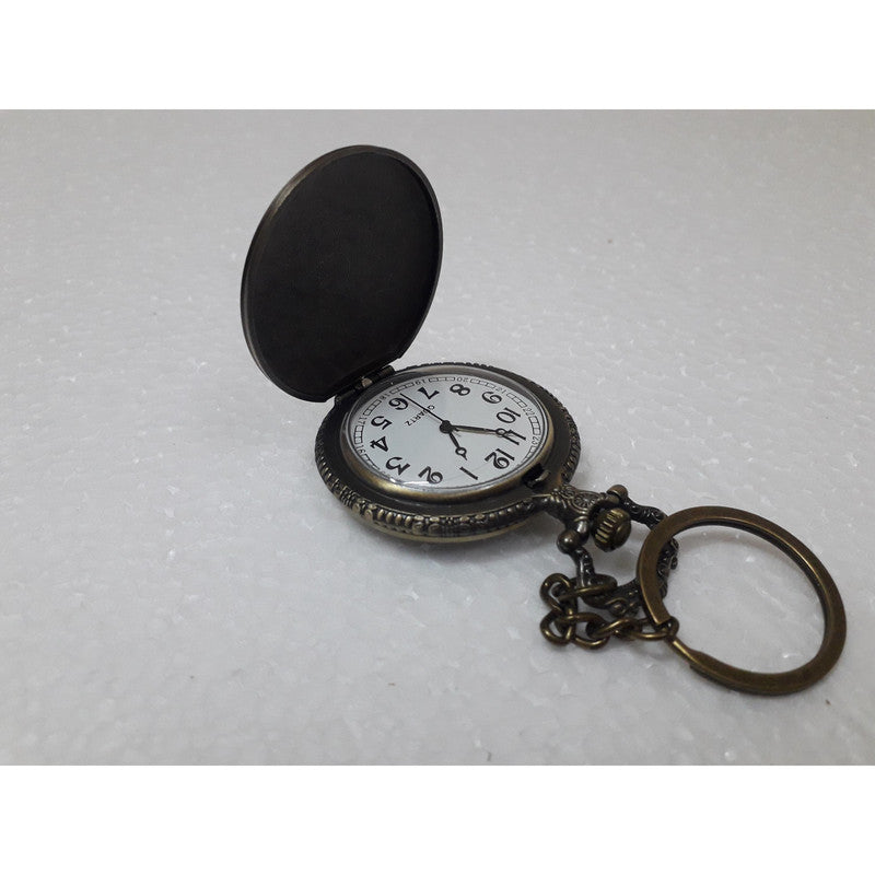 Pocket Watch Key Chain with Key Ring Men & Women Gift Key Chain Key