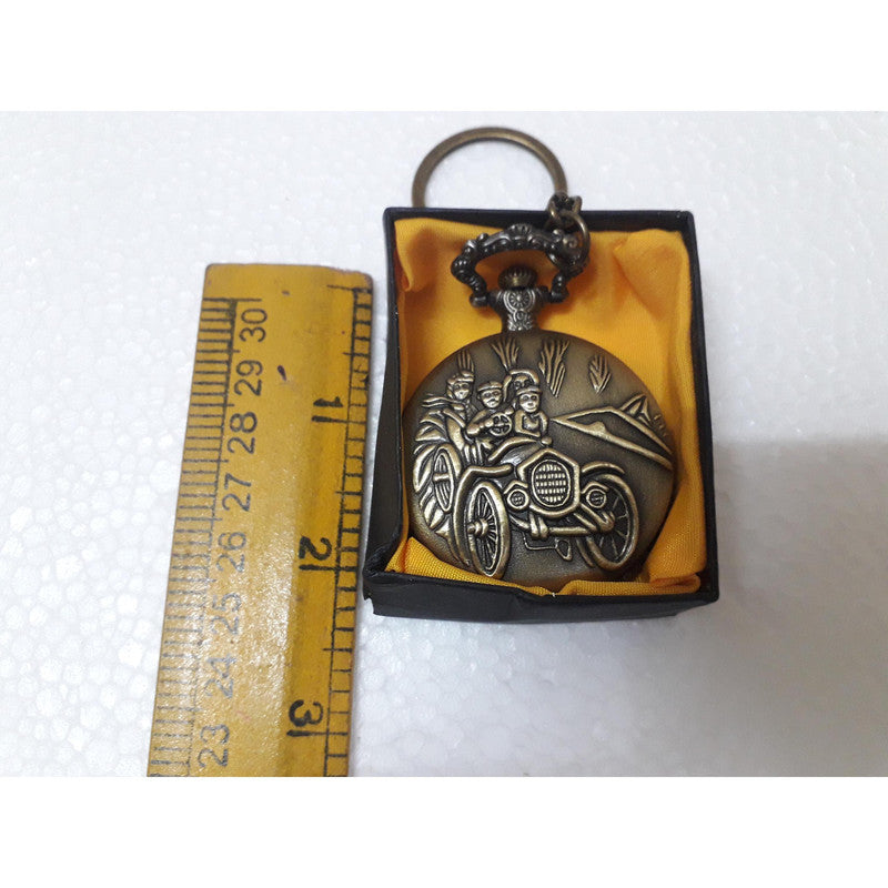 Pocket Watch Key Chain with Key Ring Men & Women Gift Key Chain Key