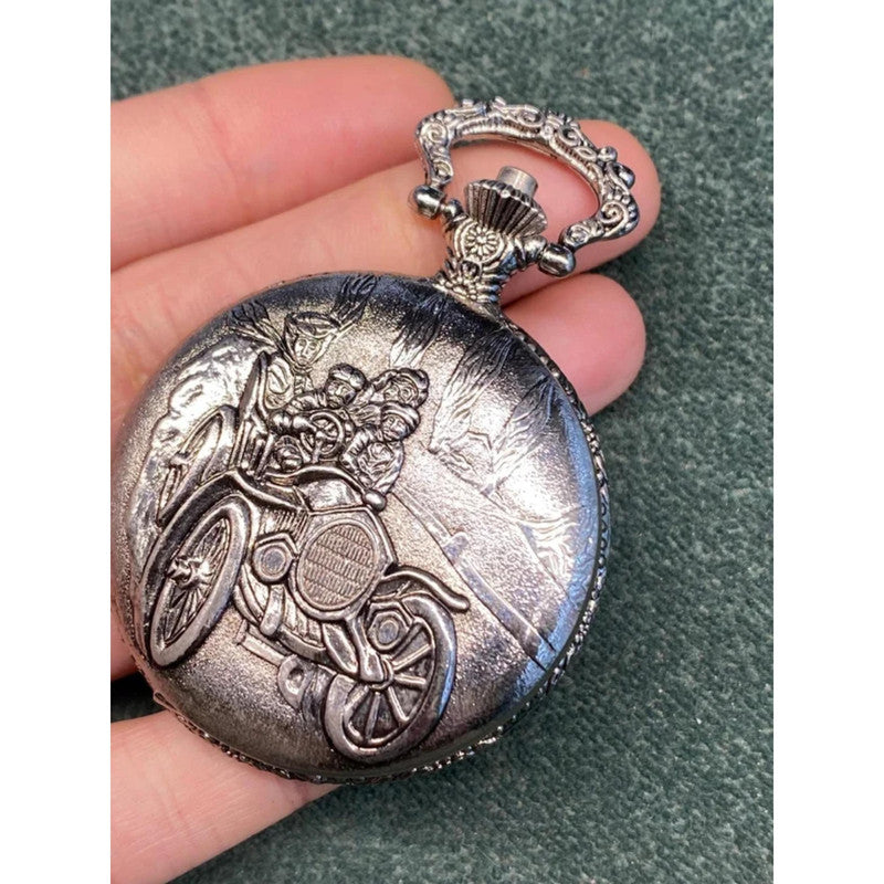 Pocket Watch Key Chain with Key Ring Men & Women Gift Key Chain Key